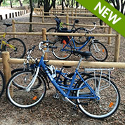 support velo en bois
